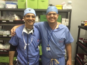 Taking a break with the highly skilled Dr. Wasif Hussain